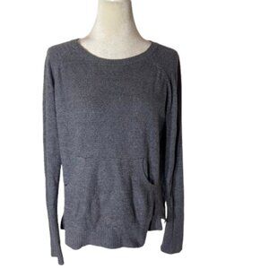 Barefoot Dreams CozyChic Lite Women's Dusk Pullover Crew Neck Sweater Medium
